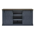 thumbnail image 4 of LIVILAND 2-piece Set of 58" TV Stand and 47" Bar Wine Cabinet - Navy Blue, 4 of 20