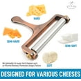thumbnail image 5 of Zulay Kitchen Wire Cheese Slicer with Adjustable Thickness Stainless Steel - Copper, 5 of 9