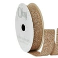 thumbnail image 2 of Offray Ribbon, Natural 5/8 inch Linen-Look Ribbon, 9 feet, 2 of 7