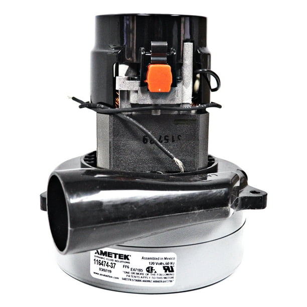 Ametek Lamb 5.7 Inch 120 Volt 2 Stage B/B Tangential Bypass Vacuum Motor  116474-37 - Walmart.com