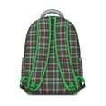 thumbnail image 4 of Moroccan Geometric Backpack Abstract Plaid and Checkerboard Design Colorful School Bag for Students, 4 of 6
