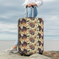 thumbnail image 3 of Lsque Fashion Hippie Girl Printed Luggage Cover, Travel Luggage Protector,Scratch and Dirt Resistant, Fits 18-32 Inch Luggage - X-Large, 3 of 9