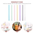 thumbnail image 5 of 3 Sets of Reusable Straws Multi-function Straws Household Smoothie Straws (Random Color), 5 of 6