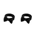 thumbnail image 2 of Minnieouse Banda para la cabeza decorativa elegante reemplazo Bowknot maquillaje de cara mujeres diadema sombreros regalo de cumpleaños Negro 2piezas, 2 of 6