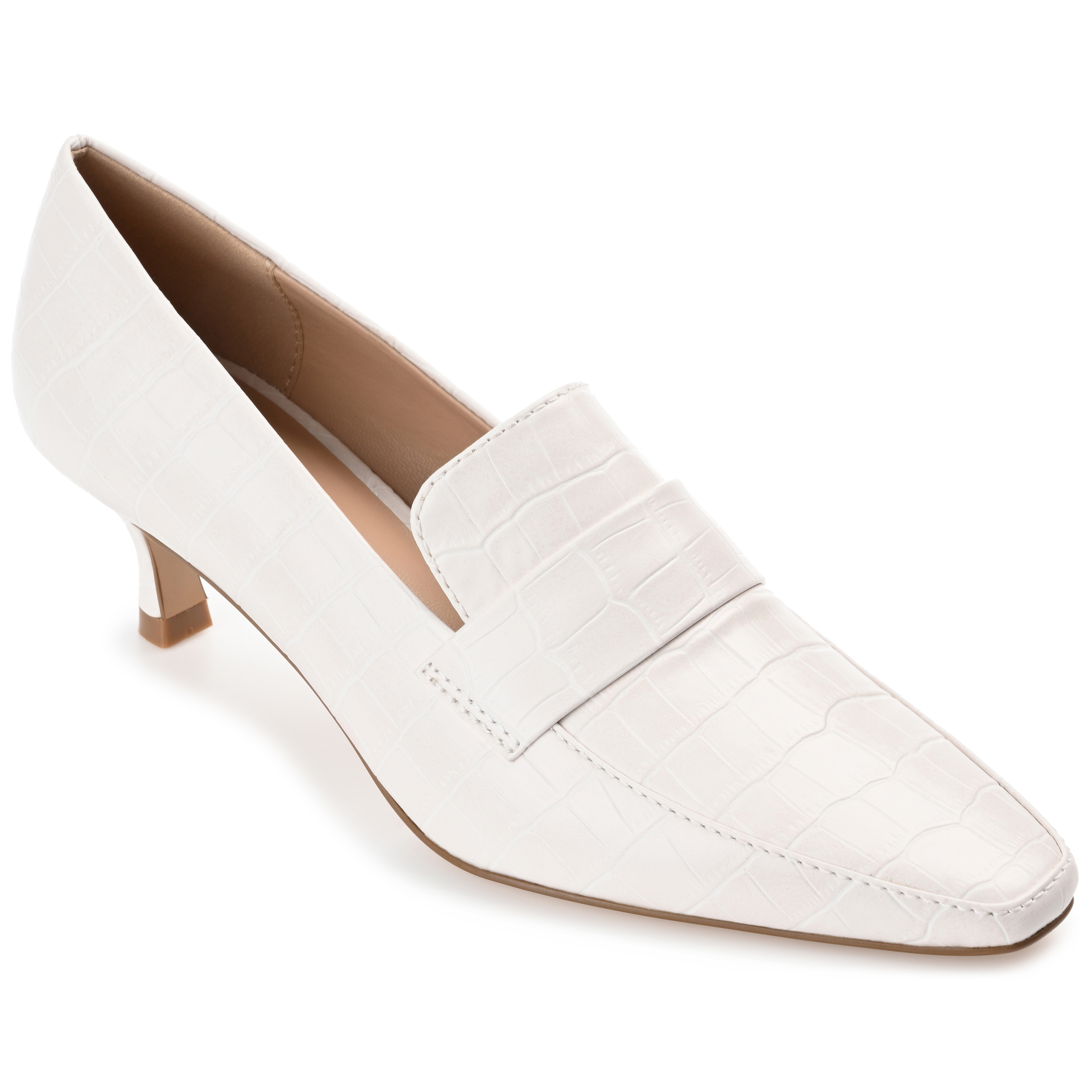 Journee Celina Women's Kitten Heel Loafer Pumps