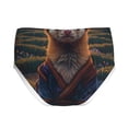 thumbnail image 2 of Pofeuu Garden Meditating Weasel Print Boy's Briefs Toddler Boys' Underwear, Organic Cotton, Comfort Briefs-XX-Small, 2 of 7