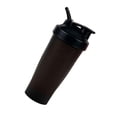 thumbnail image 3 of 20oz Protein Shaker Bottle with Loop Shaker Balls Leak Proof Water Bottle Mixer Cup for Pre Workout Outdoor Sports Gym Fitness, 3 of 5