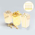 thumbnail image 1 of WEUVEB 60Pcs Golden Paper Popcorn Boxes for Party Snack Storage Movie Theater Style Disposable Containers, 1 of 8