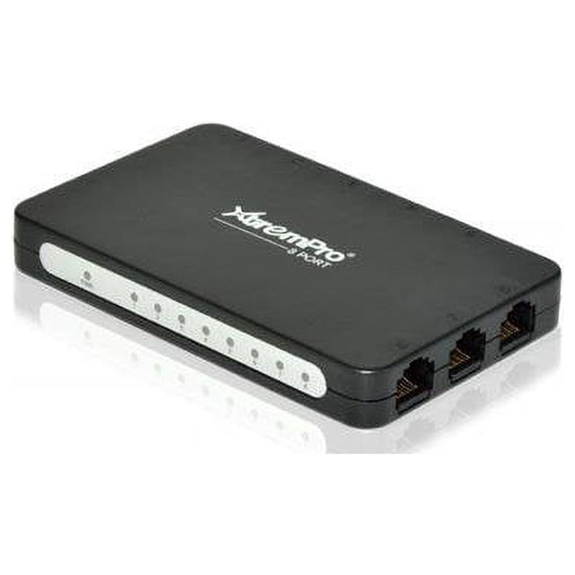 XtremPro 61026 8 Ports USB Alimenté 10-100Mbps Ethernet RJ45 Hub de Commutation Réseau