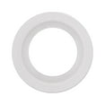 thumbnail image 3 of Westbrass D2082-50 3-1/2" Extra-Deep Collar Waste Disposal Flange & Stopper, Powder Coat White, 3 of 10
