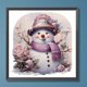 thumbnail image 1 of Pittura diamante 5D DIY Full Round Drill Winter Snowman Kit Home Decor Art Craft Hugtrwg Para estrenar, 1 of 9