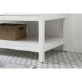 thumbnail image 5 of 48 inch single bathroom vanity in white with backsplash, 5 of 8