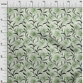 thumbnail image 3 of oneOone Velvet Light Green Fabric Floral Retro Craft Projects Decor Fabric Printed By The Yard 58 Inch Wide, 3 of 5
