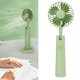 thumbnail image 1 of Ventilador de mano portátil mini ventilador recargable USB de viento de 3 velocidades con soporte para teléfono con espejo cosmético para oficina ANGGREK  Otros, 1 of 8