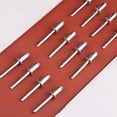 thumbnail image 3 of 40pcs Aluminum Blind Rivets, 1/4 x 1/2 inch Large Flange Pull Rivet Self-plugging Pop Rivets Kit for Household Electrical Appliances, 3 of 7