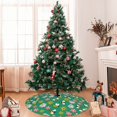 thumbnail image 7 of Sikiie Flying Bees 30-48 inches {designName} Print Christmas Tree Skirt Snowman Xmas Tree Skirt with Edge Christmas Decorations for Holiday Party30", 7 of 7