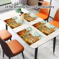thumbnail image 2 of of 4 Placemats Featuring 2D Flat Printing And Non-Real Embroidery of Rome in a Pop Art Style, Designed for Dining Tables, Kitchens, Parties, Indoor Use, Holidays, Dinner Gatherings, 2 of 6