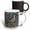 Multicolor, variant on 3drose, Pigeon Dove Bird William Morris Style Botanical Red Green Woodland, 15oz Two-tone Black Mug