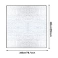 thumbnail image 2 of FHLFN717 Double-Sided Aluminum Foil Sleeping Mat,Ultralight Reflective Sleeping Pad for Cold Weather Foldable Tent Ground Cover for Camping Hiking Beach Water Oil Resistant Surface, 2 of 5