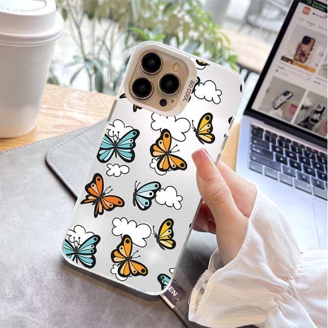 Elegante y confiable: proteja su iPhone 15 Pro Max y más con esta elegante funda para teléfono plateada mate de doble capa.