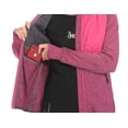 thumbnail image 3 of Little Donkey Andy Women's Lightweight Thermal Running Jacket Hybrid Quilted Full Zip Golf Jacket with Hood Rose Heather S, 3 of 7