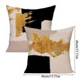 thumbnail image 3 of Double Sided Polyester Throw Pillow Cover 45x45cm, Soft Smooth Cushion Case with Hidden Zipper, Cozy Decorative Pillowcase for Couch Sofa Bedroom Living Room, Machine Washable, Style B, 3 of 4