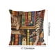 thumbnail image 3 of Juego de almohadas con estampado de animales bonitos para dormitorio, sala de estar, sofá, cojín de 45 x 45 cm para decoración de sofá y sala de estar, funda de almohada aterciopelada., 3 of 6