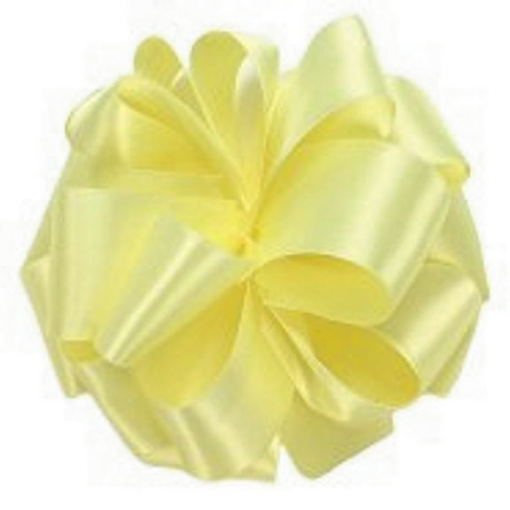 Baby Maize Double Faced Satin Ribbon - 1.5 Inch Width - 50 Yards