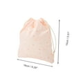 thumbnail image 2 of Unique Bargains 1 Pc Small Long-Eared Rabbit Drawstring Makeup Bag for Travel Pink Polyester, 2 of 6