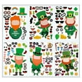 thumbnail image 6 of ABODELINE 6 Sheets St. Patrick's Day Stickers for Kids Toddlers, Make a Face Stickers, Make Your Own Stickers DIY Saint Patrick Irish Stickers for St. Patrick's Day Craft Party Favor Decorations, 6 of 6