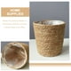 thumbnail image 2 of Canasta de flores tejida a mano planta de paja tejida maceta de planta tejida de interior macizo de flores decorativas, 2 of 6