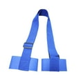 thumbnail image 2 of DYNWAVECA Sangle de Support de Ski Réglable Idéale pour Familles Hommes Femmes et Enfants Adultes Sangle de Support de Ski Nylon Résistant à l'Usure Ceinture de Fixation Bleue, 2 of 9