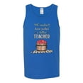 thumbnail image 2 of Wild Bobby, We Couldn't Have Picked a Better Teacher Apple Basket Pop Culture Mens Graphic Tank Top, Royal, X-Large, 2 of 3