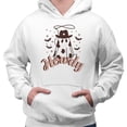thumbnail image 2 of Country Ghost Howdy Hoodie Sweatshirt Unisex 3X-Large White, 2 of 5