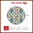 thumbnail image 2 of Sikiie Dinosaurs And Leaves Nativity Christmas Tree Skirt, Jesus Christian Winter Holiday Tree Mat Decoration(30-48IN)36", 2 of 6