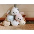 thumbnail image 3 of Yell 6 tipos 11cm acostado cachorro cola menea muñeca de perro sacudiendo juguetes para aliviar el estrés bola de peluche suave cadena bolsa decoración, 3 of 4