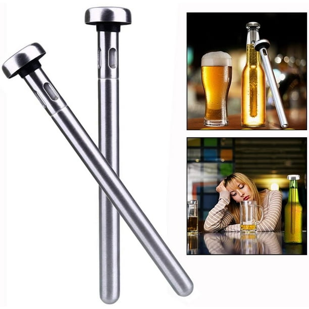 Fronnor Gifts for Men Beer Chiller Sticks for Bottles Cool Unique Gift for  any Beer Lover Stainless Steel Beverage