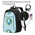 thumbnail image 2 of Wukai Dreaming Travel Travel Laptop Backpack: Business Water-Resistant Bag with USB Charging Port, Ideal College Backpack for Men & Women, 2 of 6