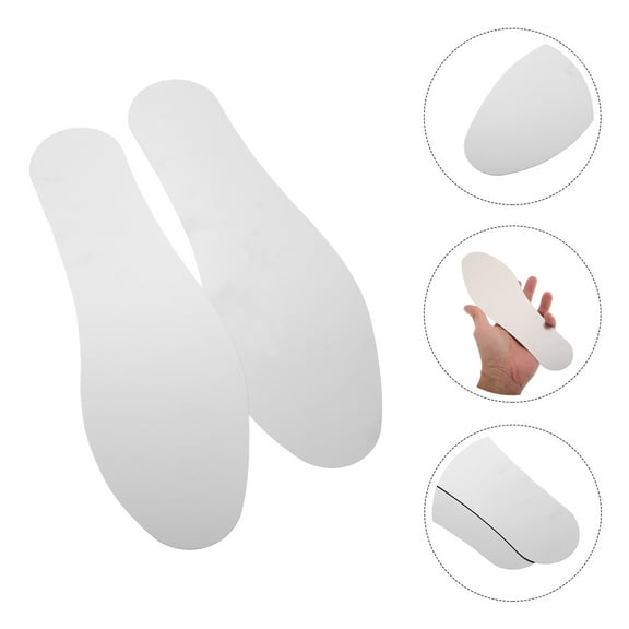 HOMEMAXS 1 Pair Stainless Steel Anti-Nail Insoles for Safety Shoes Steel Plate Inserts for Men and Women Puncture-Resistant Insoles for Work Environments (Size 38)