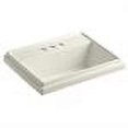 thumbnail image 2 of Tresham Rectangle Self Rimming Lavatory - Finish: Biscuit, Drilling: 4" Centerset, 2 of 2