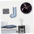 thumbnail image 3 of WASHWEPE Astronomical Clock Round Acrylic Wall Clock Light for Office 1Pack, 3 of 8