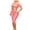 Pink, variant on Women's Sexy Mesh Lace Jumpsuit Bodycon Backless U Neck Cut Out Club Romper for and Lovers