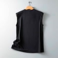 thumbnail image 4 of adviicd Camisoles pour Femmes Débardeurs pour Femmes Col Rond Sans Manches Coupe Ample Chemises Noir,P, 4 of 5