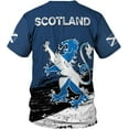 thumbnail image 3 of Custom Scotland Shirts for Men Scottish Rampant Lion Scotland Coat of Arms Banner T-Shirt Lion Scottish Pride Gift Shirts 3D (3XL), 3 of 5
