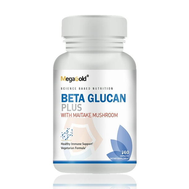 MegaGold BetaGlucan, plus Maitake Mushroom, 60 Capsules
