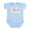 Sky Blue, variant on CafePress - Cali Infant Bodysuit - Baby Light Bodysuit, Size Newborn - 24 Months
