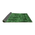 thumbnail image 2 of Ahgly Company Indoor Round Oriental Emerald Green Industrial Area Rugs, 7' Round, 2 of 4