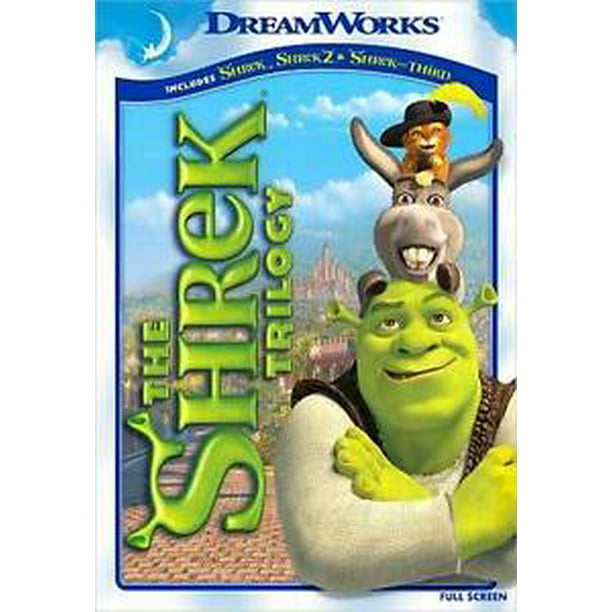 The Shrek Trilogy: Shrek, Shrek 2, Shrek the Third (DVD) - Walmart.com