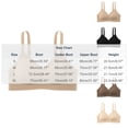 thumbnail image 3 of ATOYSOY Wireless Women Bras Comfortable Seamless Delta Cup Bra No Underwire Adjustable Straps Solid Color For Everyday Wear And Light Activities, 3 of 5