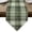 Green, variant on Gray Black Buffalo Plaid Table Runner Linen Burlap Table Runner 48 Inches Long White Farmhouse Modern Striped Dresser Scarves for Kitchen Island Coffee Dining Room Party Wedding Holiday Decor 13"x48"